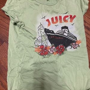 Juicy Couture Green Graphic Tee
